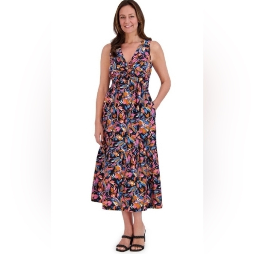 French Connection Women's Twist Front Dress Multi